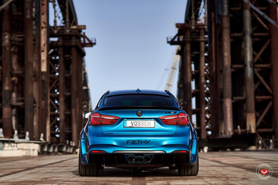  BMW X6 M on Vossen Wheels (VPS-303) 2017 года  (фото 26 из 28)